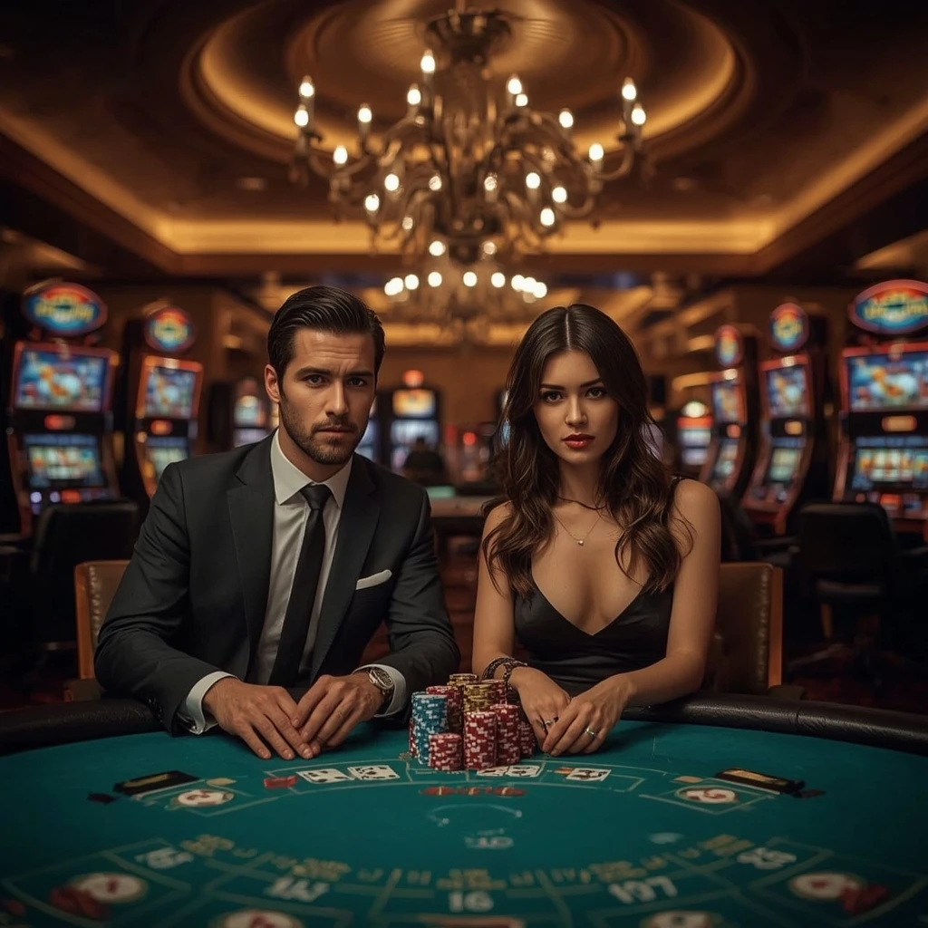 Deux joueurs de poker dans un STARGAMES CASINO